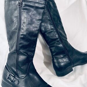 Easy Street Black Riding Boots